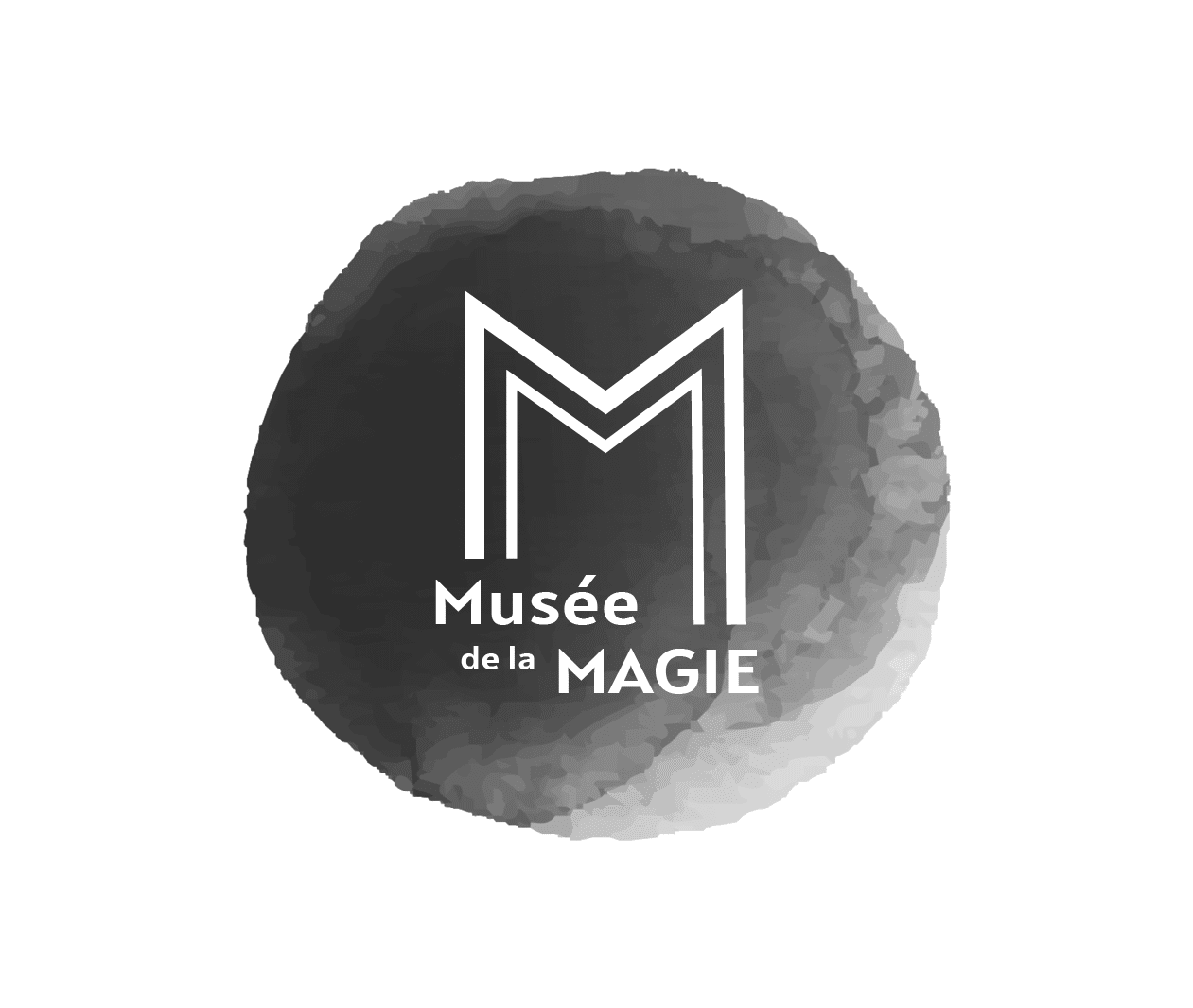Logo noir du Musée de la magie